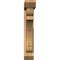 Ekena Millwork Olympic Slat Smooth Bracket w/ Offset Brace, Western Red Cedar, 5 1/2"W x 28"D x 32"H BKT0604X28X32OLY06SWR - alternate 4